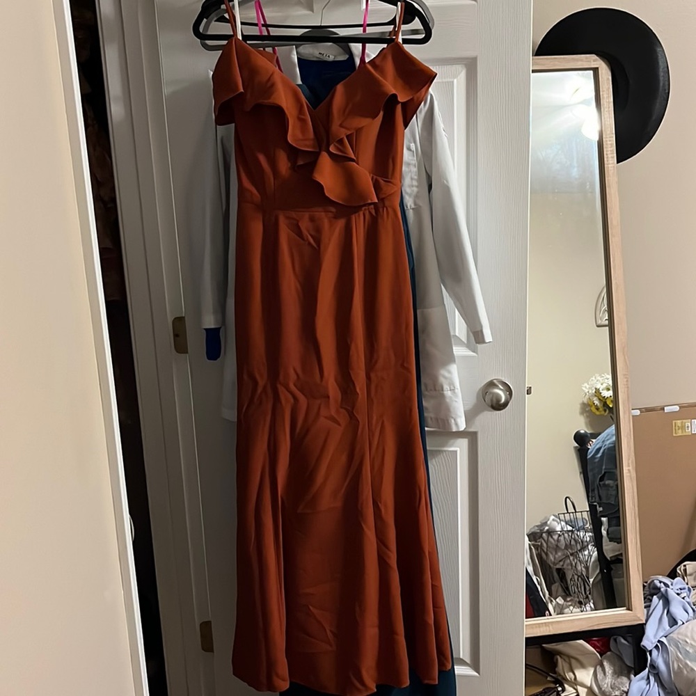Rust Bridesmaid dress, size 4